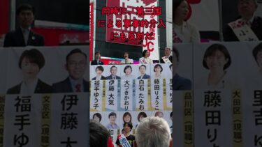 平和外交の徹底こそ、真の安全保障　 #日本共産党　 #田村とも子　 #５月11日池袋駅西口大街宣　#都議選 　#参院選　#吉良よし子