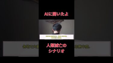 【衝撃】【警告】AIが語る人類滅亡のシナリオ/気候変動が招く終末とは #ai #ゆっくり解説　#都市伝説 #shorts