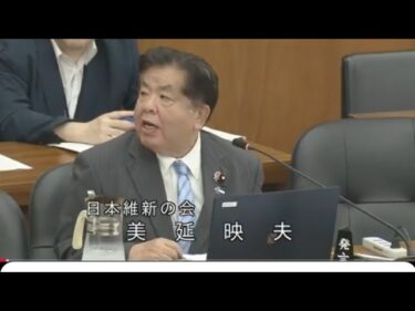 ＃ミノベテルオ（＃大阪4区）#日本維新の会　20250530　衆議院　安全保障委員会