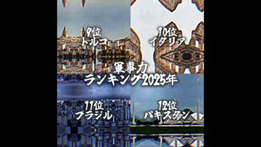 軍事力ランキング #地理系 #ランキング