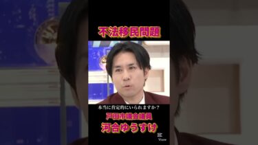 「不法移民を増やせば･･･」不法はダメでしょ 埼玉県不法移民問題 #河合ゆうすけ
