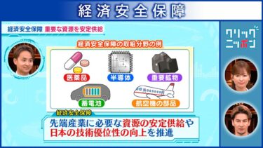 経済安全保障 クリックニッポン 2025年5月18日放送分【公式】