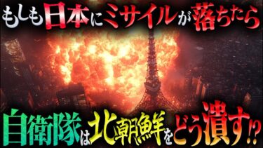 【日本の本気】もしも北朝鮮のミサイルが日本に落ちたら。自衛隊はどう動く？そして北朝鮮をどう潰す？AIシミュレーションしてみた結果…【IFシミュレーション】