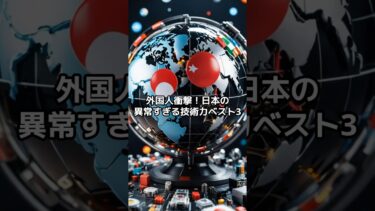 日本の異常すぎる技術力3選 #海外の反応