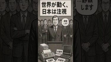 「世界が握手する夜、日本はFAXを眺めていた」──静観だけの日本外交に国民も失笑 #石破茂 #日本政府 #shorts