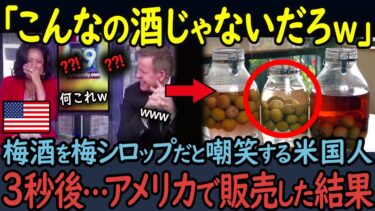 【海外の反応】日本の梅酒造りに挑戦した外国人の動画が1000万再生されCNNが緊急報道する事態に