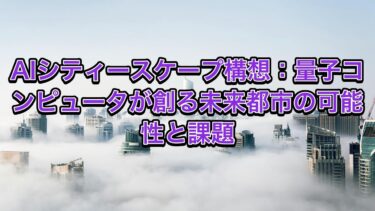 AIシティースケープ構想：量子コンピュータが創る未来都市の可能性と課題