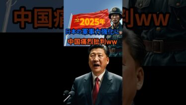 【最新】2025年日本の軍事力強化に中国は痛烈批判！！#海外の反応 #自衛隊 #中国軍
