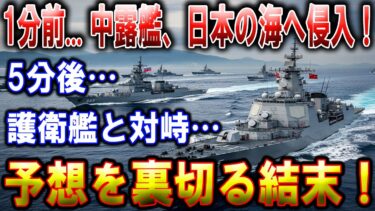 【超緊迫】日本の領海が危ない！中露艦侵入からわずか5分…護衛艦と交錯した”信じられない結末”とは？
