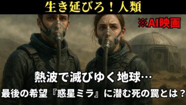 【AI映画】もしも、地球が異常気象で住めなくなり、突如現れた星を調査したら…？