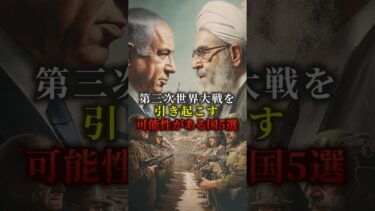 第三次世界大戦を引き起こす可能性がある国5選　#都市伝説 #歴史　#戦争