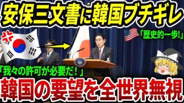 日本「軍事力強化します」韓国「我々の許可を取れ！」→全世界が韓国を完全無視して日本の決断を称賛【ゆっくり解説】