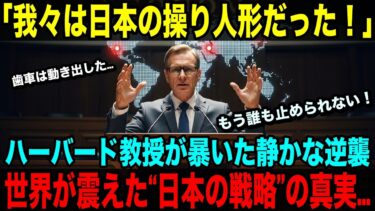 【海外の反応】「我々は日本の操り人形だった」ハーバード教授が暴いた“静かな逆襲”の真実とは？