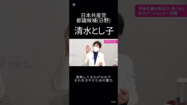 データセンターで #日野 熱帯？ #jcp #日本共産党 #選挙 #清水とし子 #東京 #節約 #自民党 #石破茂 #子育て #社会人 #政治 #物価高