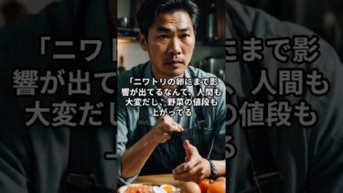 異常気象で食卓危機！松嶋尚美が警鐘