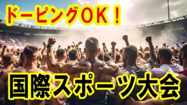 ATLAS:ドーピングＯＫ！の国際スポーツ大会／エンハンストゲーム