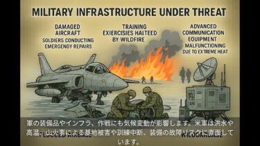 気候変動が安全保障環境や軍に与える影響
