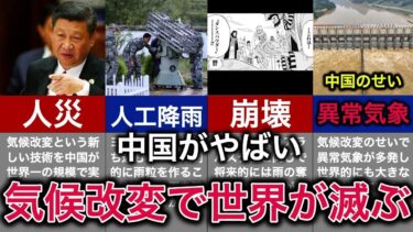 【異常気象の原因】中国のせいで世界が滅ぶ！人口降雨による気候改変プロジェクト