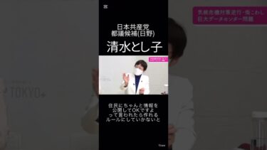 #日野 環境大破壊とたたかう政治家 #jcp #日本共産党 #選挙 #清水とし子 #東京 #節約 #自民党 #石破茂 #子育て #社会人 #政治 #物価高