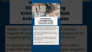 Al-Qassam Bunuh 50 Anggota Geng Kriminal Abu Shabab Antek Zionis Dipersenjatai
