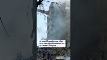 At least 15 people were killed in an overnight Russian attack on Ukraine’s