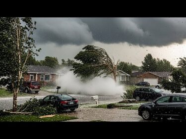Extreme weather devastated Germany!! Storm, hail and tornado paralyze Baden