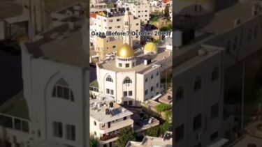 Gaza Before and Ofter#palestine #gaza#before#war