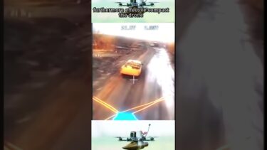 Russian Drone anbushing Ukrainian pickup #russia #ukraine #war