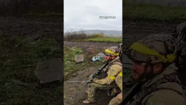 Russian Shell Fragments Landed Near Ukrainian Soldiers #warinukraine