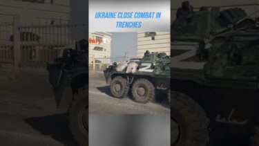 Ukraine close combat in trenches