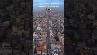 Veja Gaza, antes e depois da guerra #gaza #palestina #crimes #israel