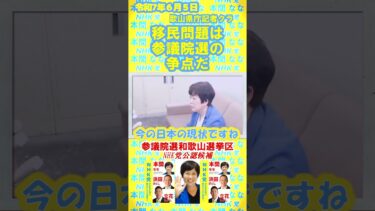 出馬会見政策②移民問題は参議院選挙の争点だ #本間奈々