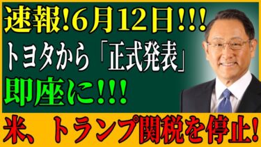‼️緊急速報‼️【6月10日ショック】で日本経済崩壊！？トヨタも震える衝撃の真実を独占暴露！誰も知らなかった恐怖の全貌が明らかに！
