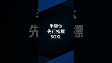 半導体がアツい！SOXL
