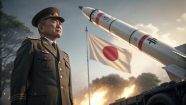 ついに公開！日本の軍事力を象徴する巨大ミサイルと司令官の威厳ある姿！