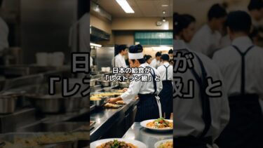 海外が絶句！日本の給食げレストラン級 #海外の反応