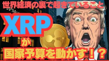 XRPが“国家予算”を動かす!? 世界経済の裏で起きてること