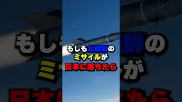 もし北朝鮮のミサイルが日本に落ちたら？   #地理 #北朝鮮 #shorts