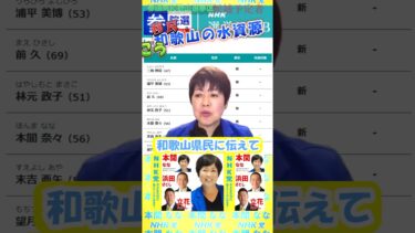 選挙に行こう−移民問題と和歌山の水資源 #本間奈々