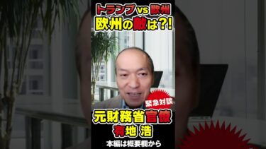 ＜第103回  特別対談：大原浩×有地浩 切り抜き2＞トランプ関税と欧州、中国、日本　#関税 #世界経済 #株式投資 #逆説