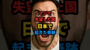 【海外の反応】マジで失望した国日本で起きた奇跡