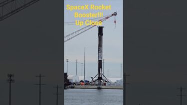 SpaceX Rocket Booster Returns to Port Canaveral, Florida 🌊