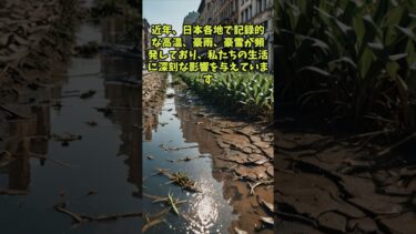 日本の異常気象について #プチ知識 #雑学 #歴史