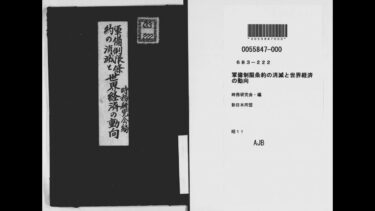 軍備制限条約の消滅と世界経済の動向