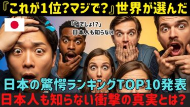 【海外の反応】外国人100人が選んだ『日本で最も衝撃を受けたモノ』TOP10→1位の結果に日本人も『えっ…』