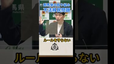 【概要欄】群馬発の取り組み 不法移民問題 #群馬県知事#不法滞在#地方自治体#移民対策