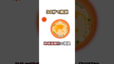 30秒で解説！地球温暖化の根拠 #雑学 #地理 #社会科 #shorts