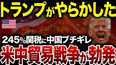 世界経済が震えた！トランプの“245％関税”で米中貿易戦争が地獄再来【総集編】