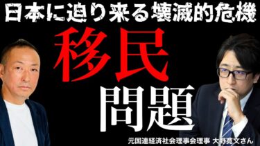 【ニコニコ全編ライブ配信】日本に迫り来る壊滅的危機、移民問題と国際機関の闇  (大野寛文×石田和靖)