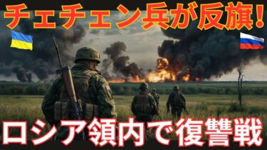【国際ニュース】チェチェン兵がロシアに反旗！数千人がウクライナと連携しクルスクで反攻開始